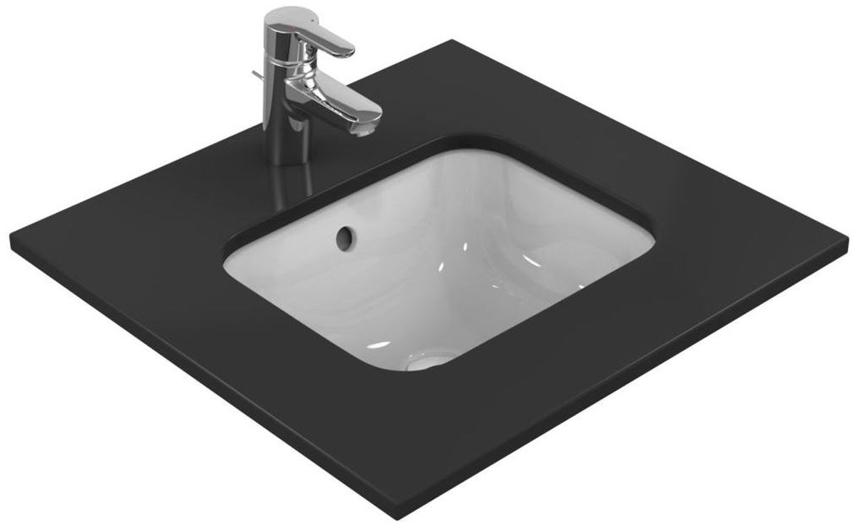 Ideal Standard Connect Waschbecken 35.5x28.5 cm rechteckig Unterbauwaschbecken weiß glanz E505601