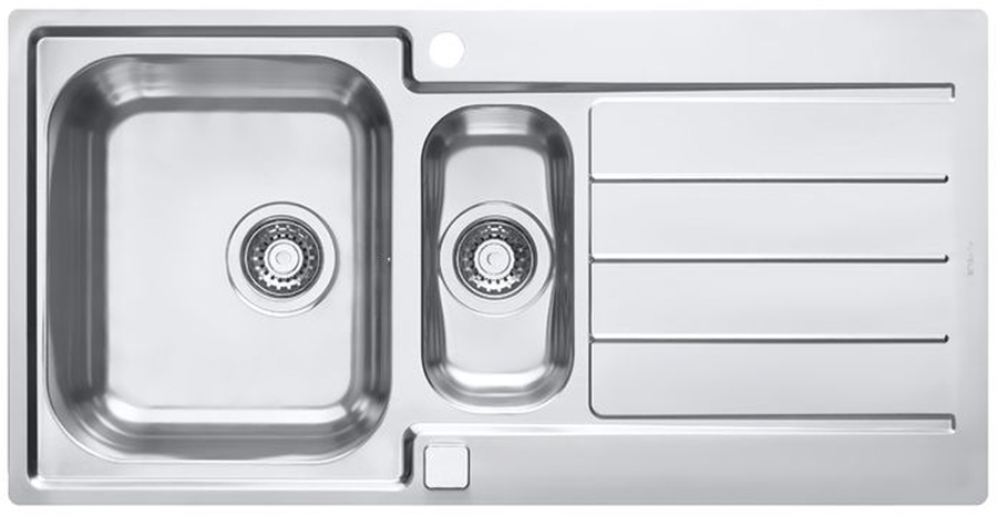 Alveus Line Maxim Edelstahlspüle 98.5x50.5 cm stahl 1085952