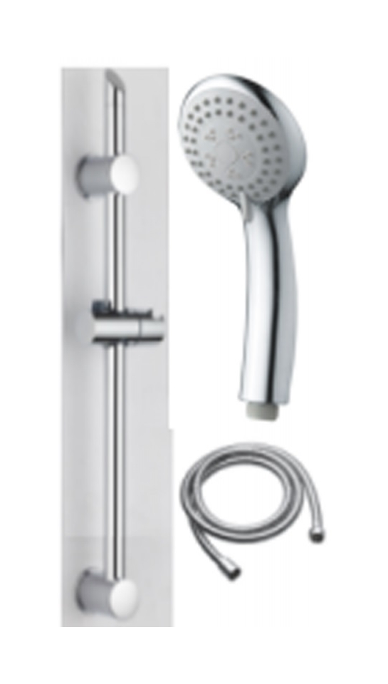 Invena City duschset Wand chrom AU-06-001
