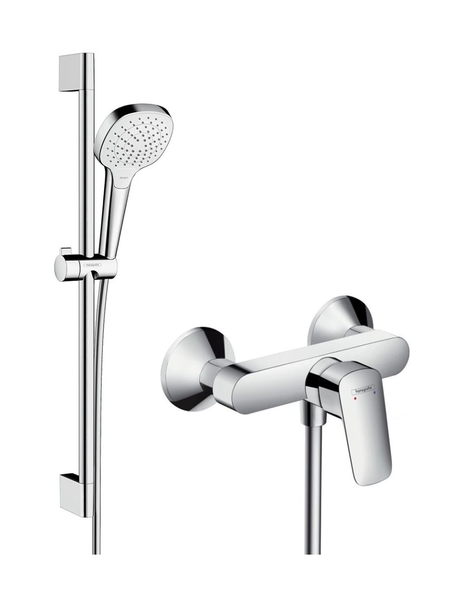 Set Duschset Hansgrohe Croma 26582400, Duscharmatur Hansgrohe Logis 71600000
