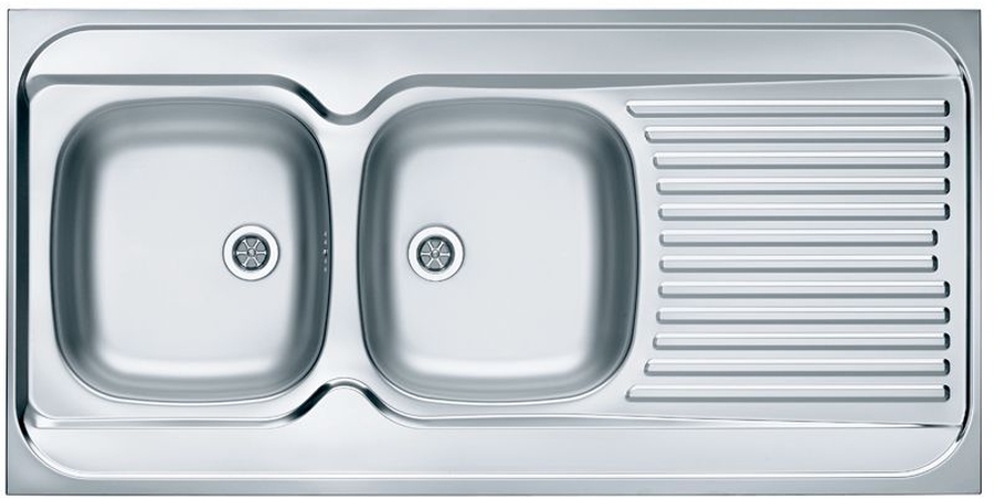 Alveus Classic Edelstahlspüle 120x60 cm 1008990