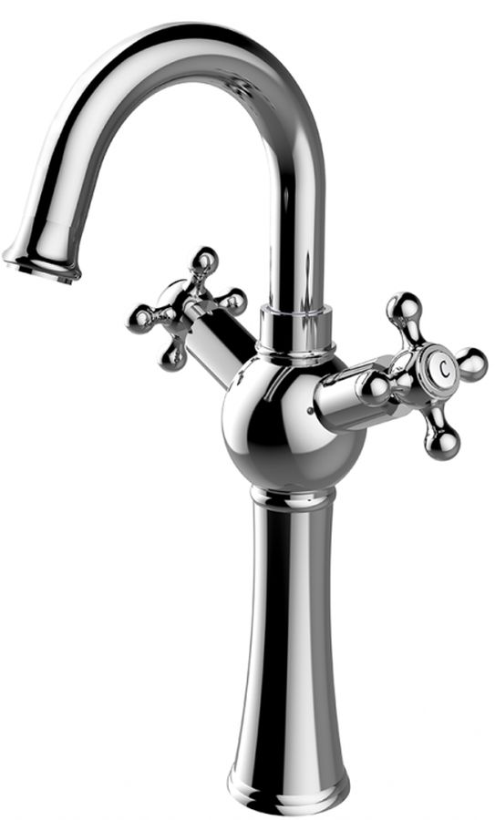 Besco Retro waschbeckenhahn stehend chrom BU-RI-CH