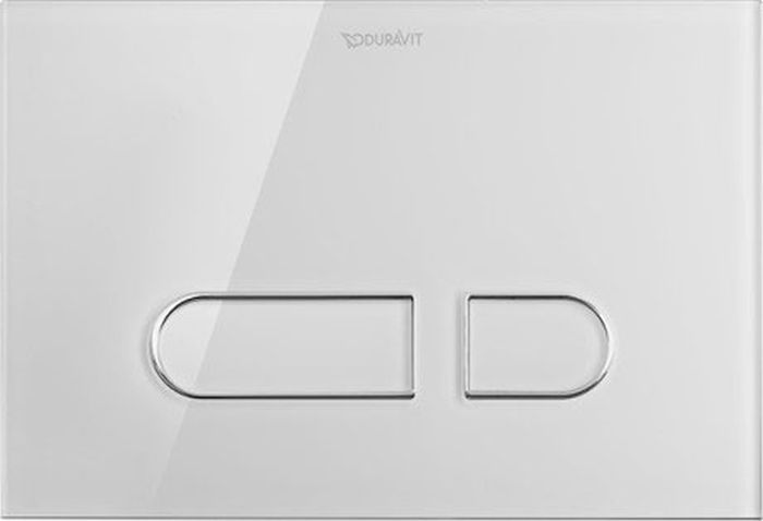 Duravit DuraSystem Betätigungsplatte für Toilette weiß WD5002012000