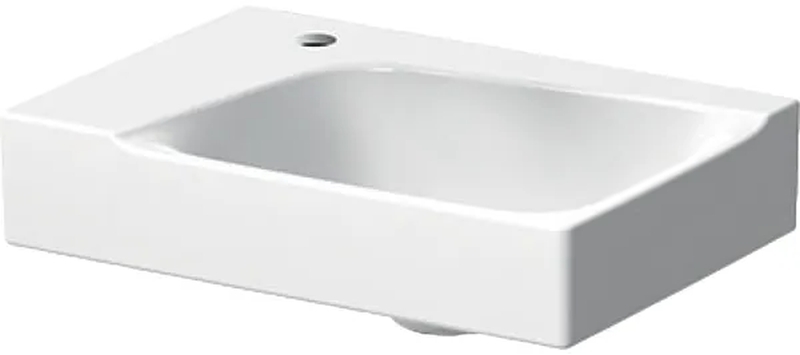 Geberit Xeno2 Waschbecken 40x28 cm rechteckig Klassisch-Möbel weiß glanz 500.528.01.1