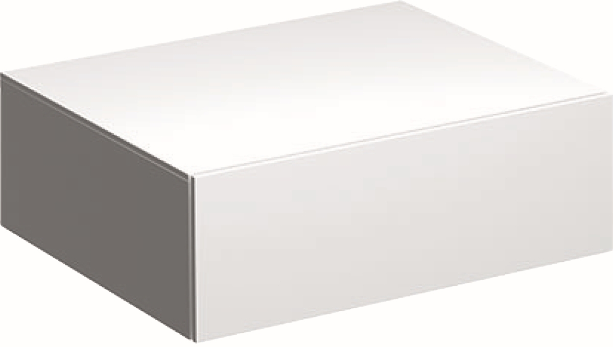 Geberit Xeno2 Badschrank 58x46.2x20 cm Seitenschrank hängend weiß 500.507.01.1