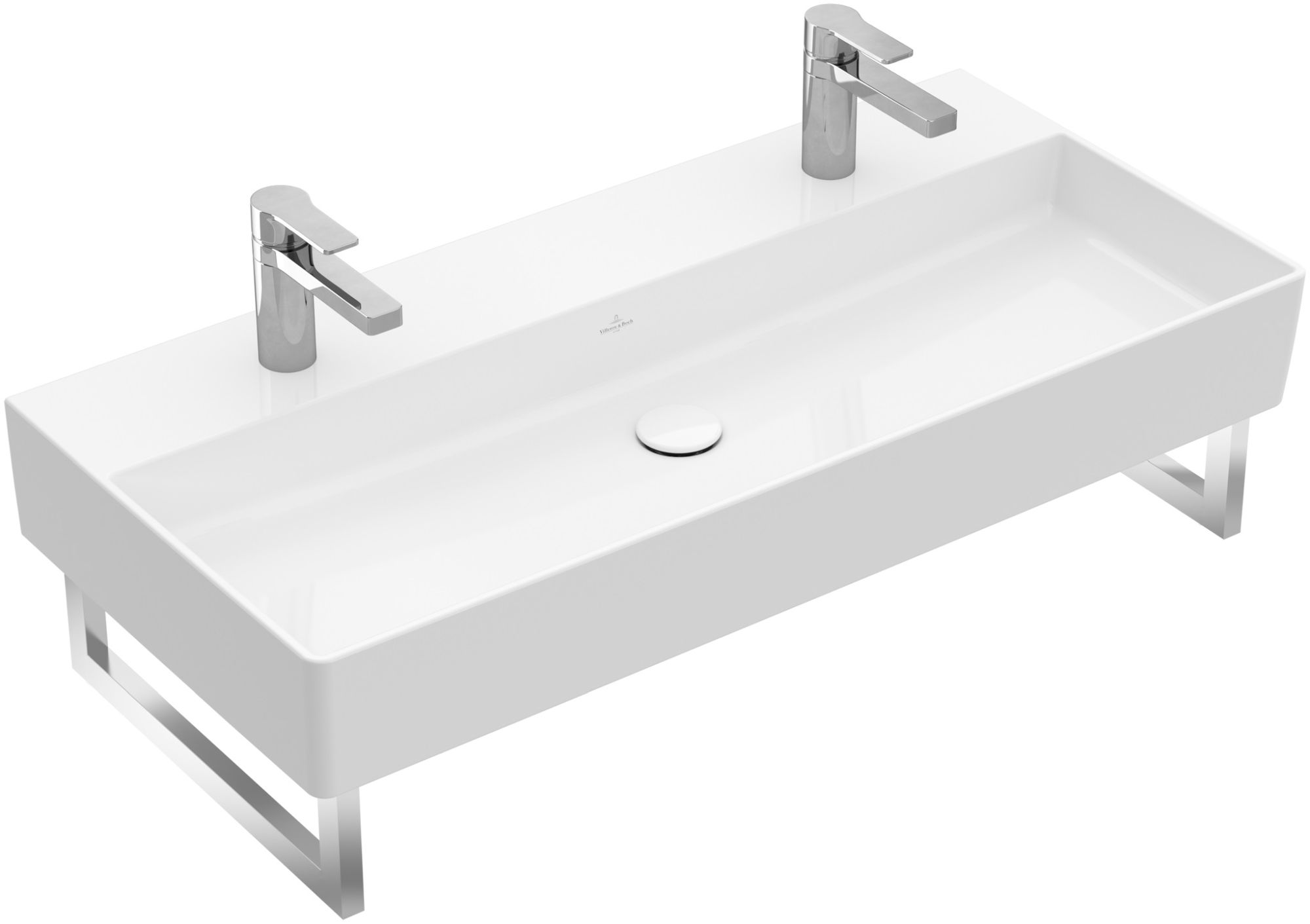 Villeroy & Boch Memento 2.0 Waschbecken 100x47 cm rechteckig Klassisch weiß glanz 4A22A401