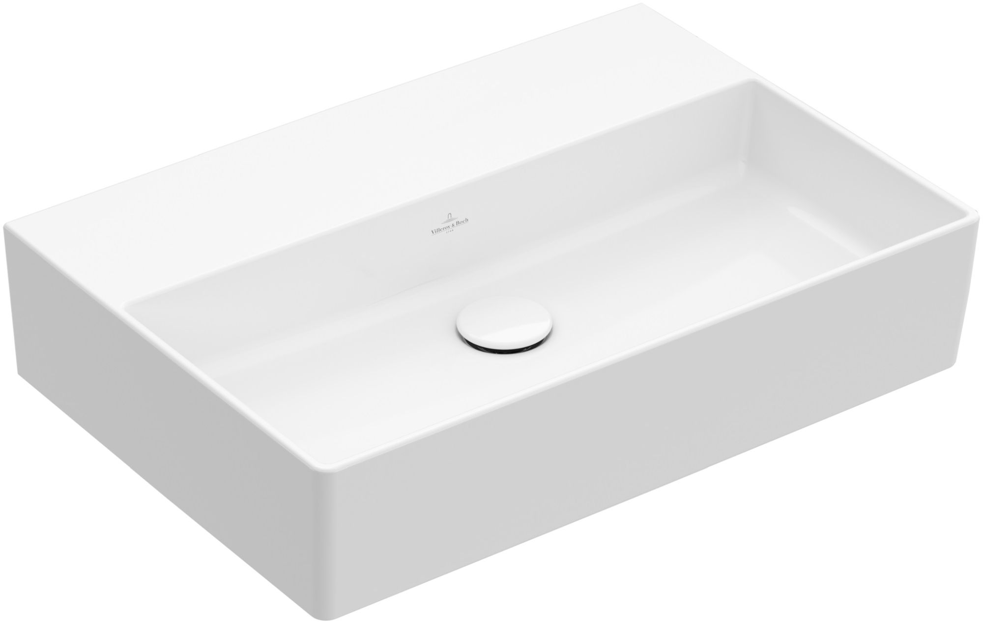 Villeroy & Boch Memento 2.0 Waschbecken 50x42 cm rechteckig Klassisch-Möbel weiß glanz 4A225F01