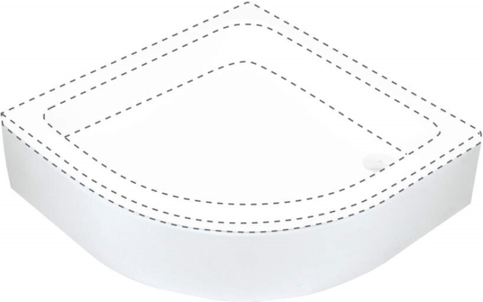 Deante Plus II Schürze für Duschwanne KTU_031O