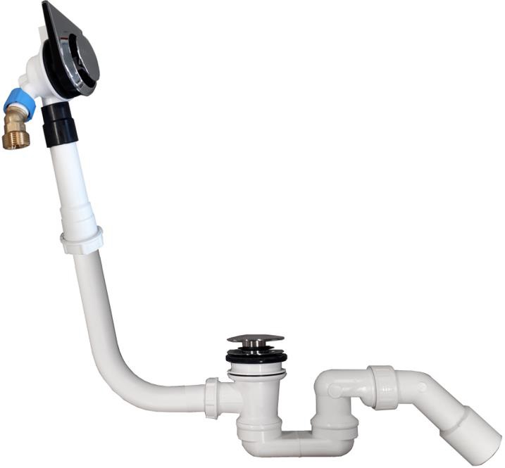 Villeroy & Boch Badewannensiphon chrom UPCON0136