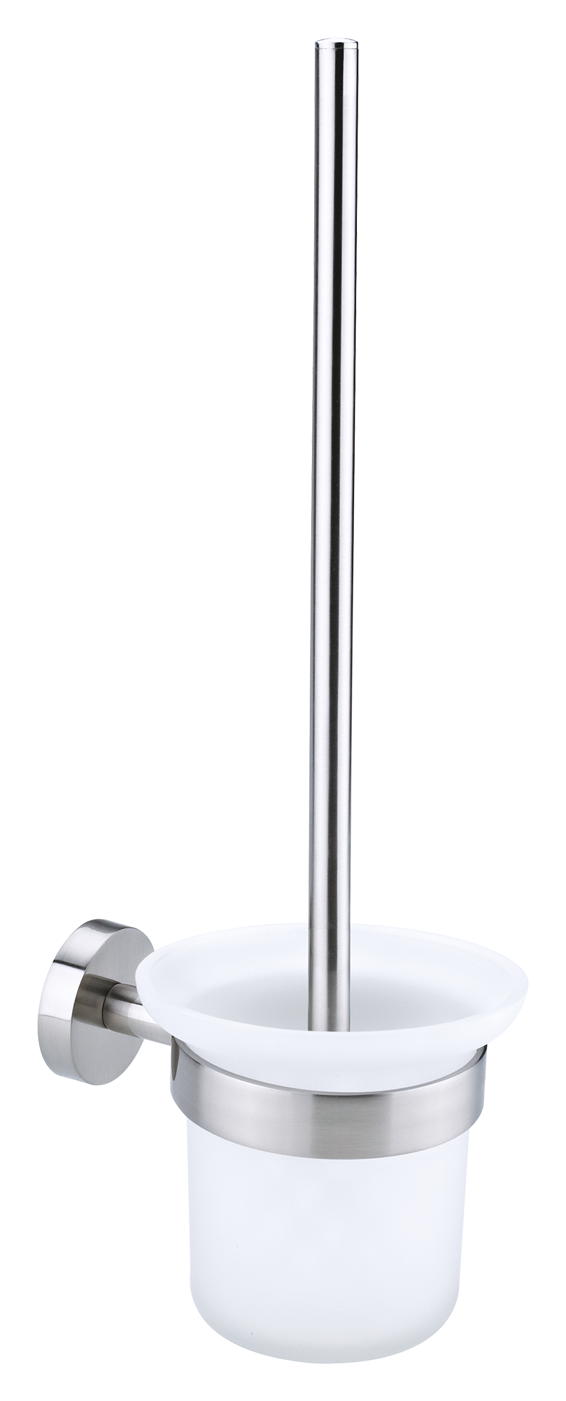 Tesa Moon Toilettenbürstengarnitur zum Kleben chrom 40302-00000-00