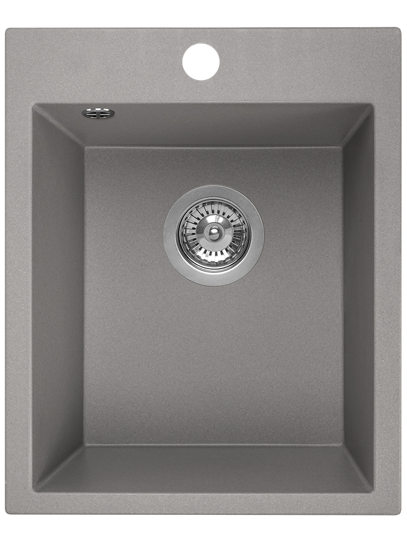 Laveo Chichi Granitspüle 48x39 cm grau/graphit/onyx SBH510T