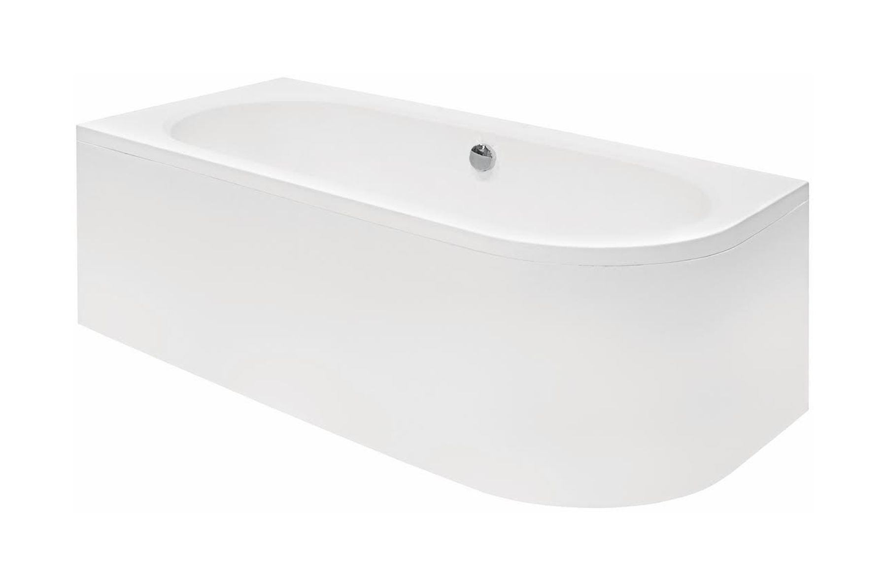 Set Eckbadewanne Besco Avita #WAV-170-NL, Badewannenverkleidung Besco Avita OAV-170-NS