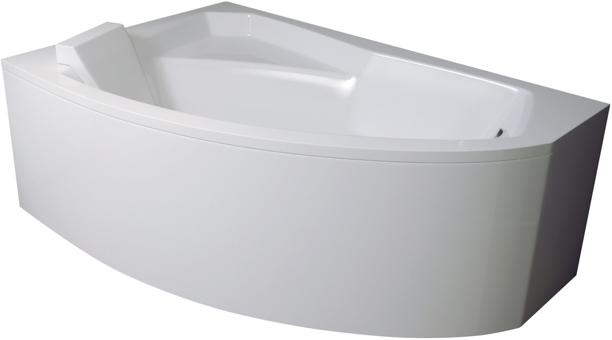 Set Eckbadewanne Besco Rima #WAR-140-NL, Badewannenverkleidung Besco Rima OAR-140-NS