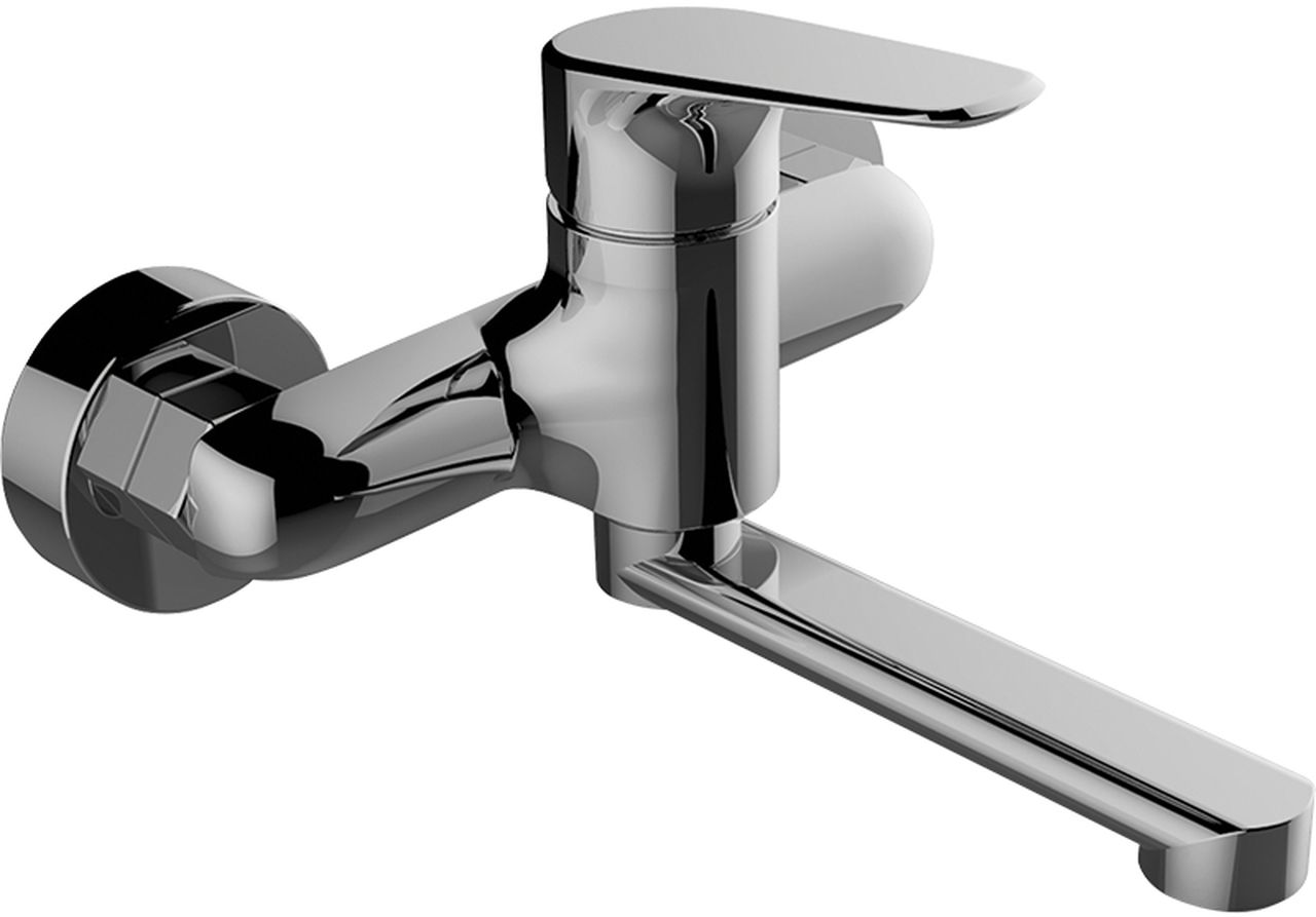 Laveo Rondo waschbeckenhahn Wand chrom BLX050D