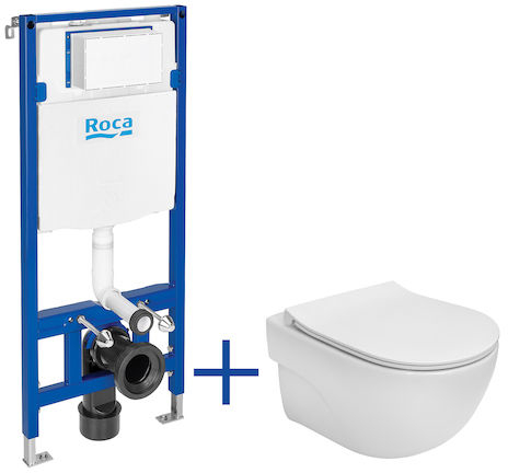 Roca Meridian WC-Komplettset mit Vorwandelement A893104530