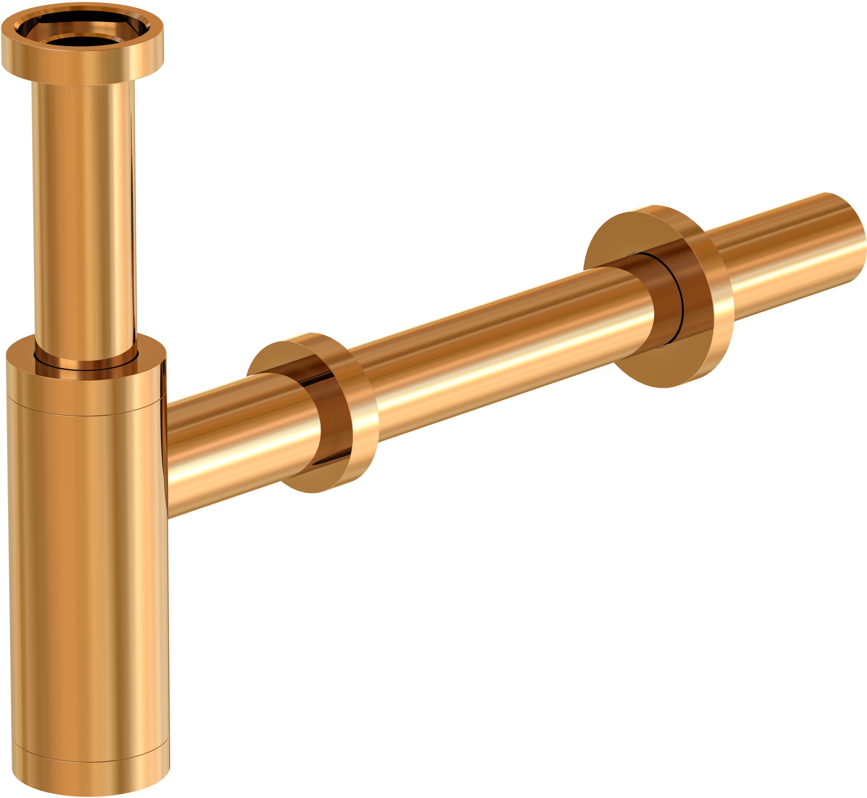 Steinberg 100 Siphon für Waschbecken flaschen roségold 1001696RG