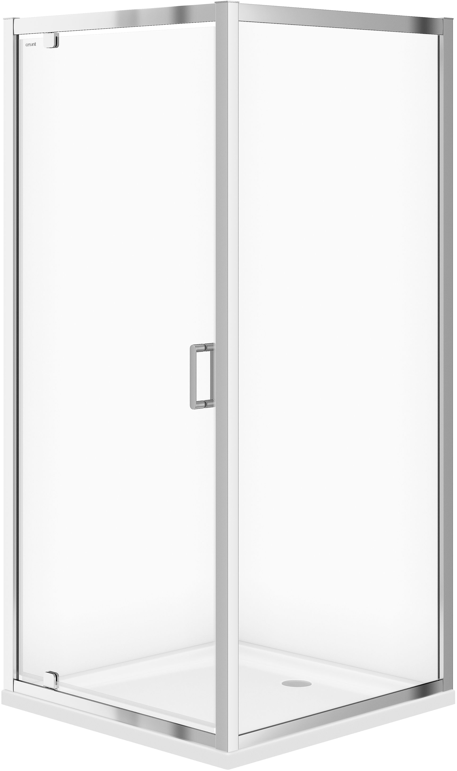 Cersanit Arteco dusche 90x90 cm quadratisch chrom Glanz/durchsichtiges Glas S157-010