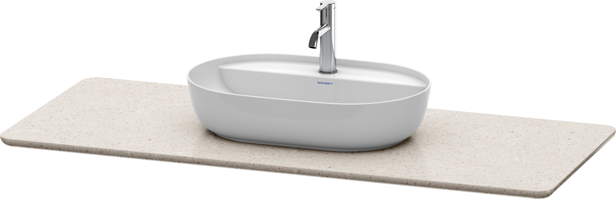 Duravit Luv Waschtischplatte 138.8x59.5 cm sandig LU946602525