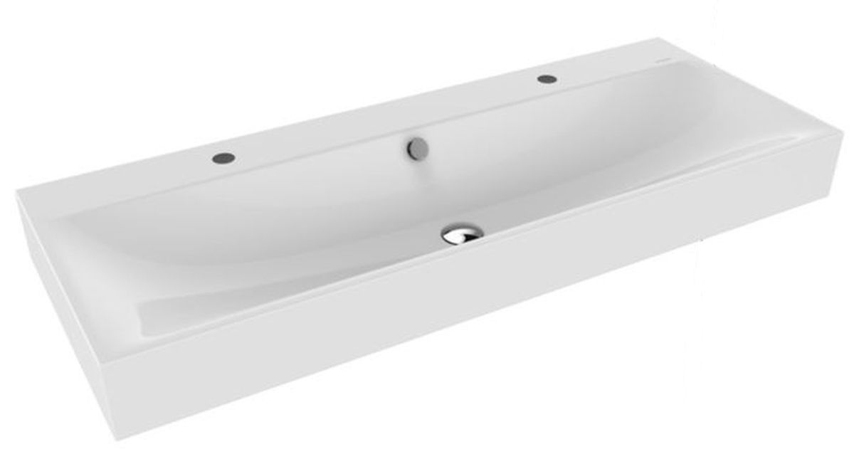 Kaldewei Silenio Waschbecken 120x46 cm rechteckig Klassisch weiß glanz 904506043001
