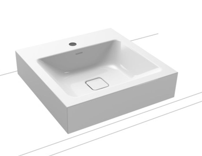 Kaldewei Cono Waschbecken 50x50 cm quadratisch Aufsatzwaschbecken weiß glanz 908406013001