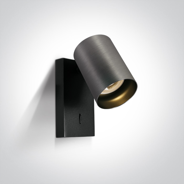 One Light Elatos leuchter 1x10 W schwarz-grau 65105NA/MG