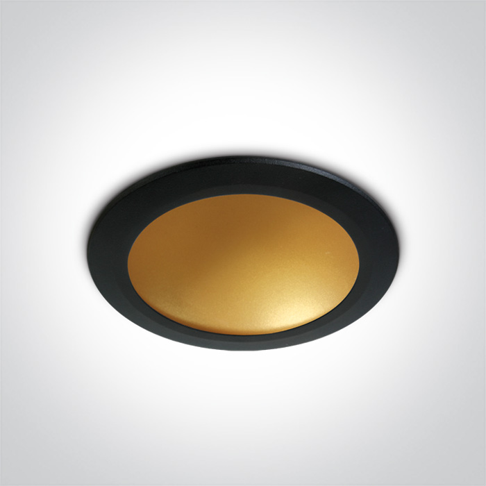 One Light Nata Eingebaute Lampe 1x16 W schwarz-messing 10116FD/B/BS