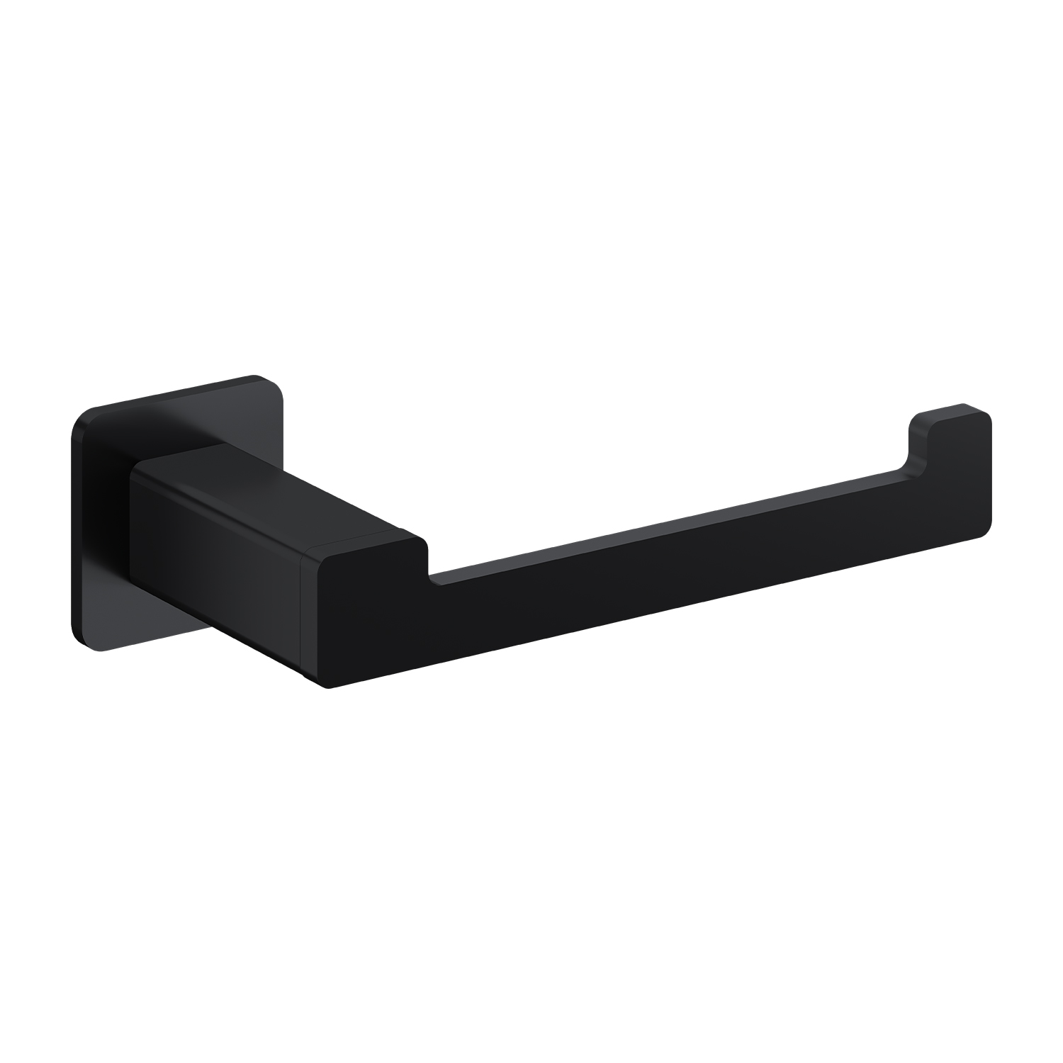 Omnires Nelson Toilettenpapierhalter schwarz NL80510BL