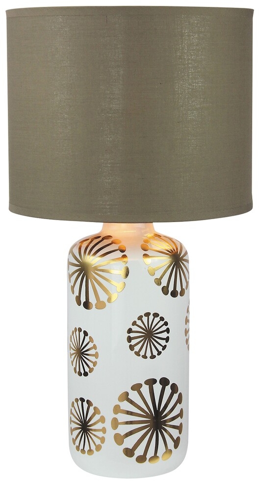 Rabalux Ginger Tischlampe 1x60 W gold-braun 6030