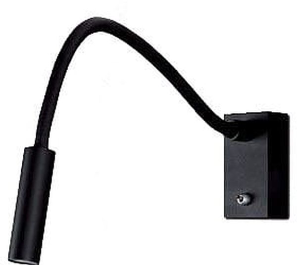 MaxLight Rider Black Wandleuchte 1x3 W schwarz W0046