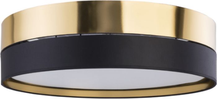 TK Lighting Hilton Decke 4x15 W schwarz-gold 4345