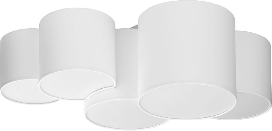 TK Lighting Mona Decke 5x15 W weiß 3443