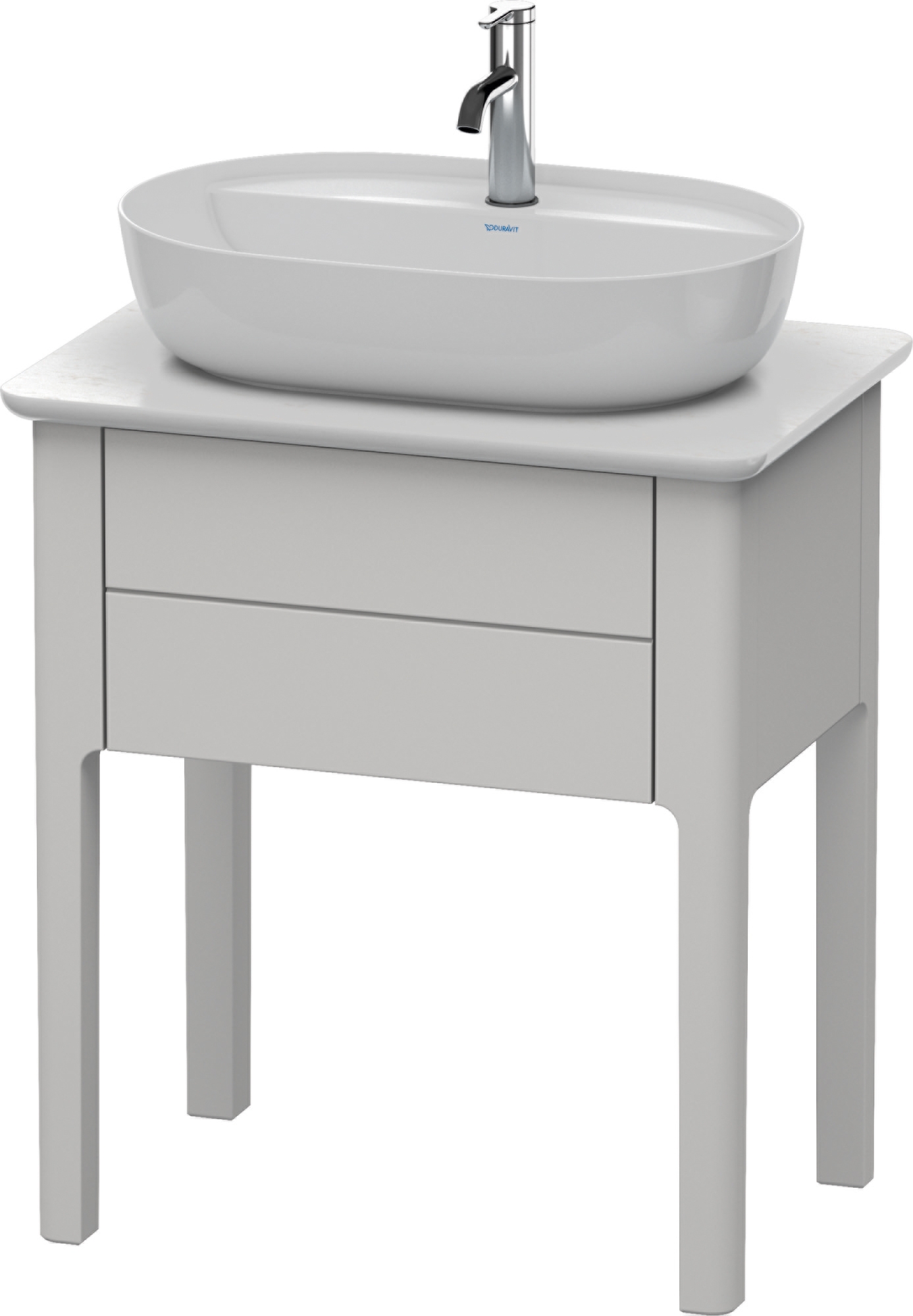 Duravit Luv Badschrank 63.8x45x74.3 cm Unterschrank stehend weiß LU956003939