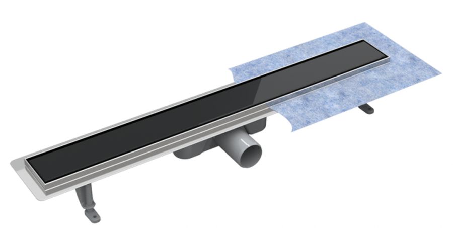 Besco Virgo Black Duschrinne 60 cm schwarz OL-60-VBL