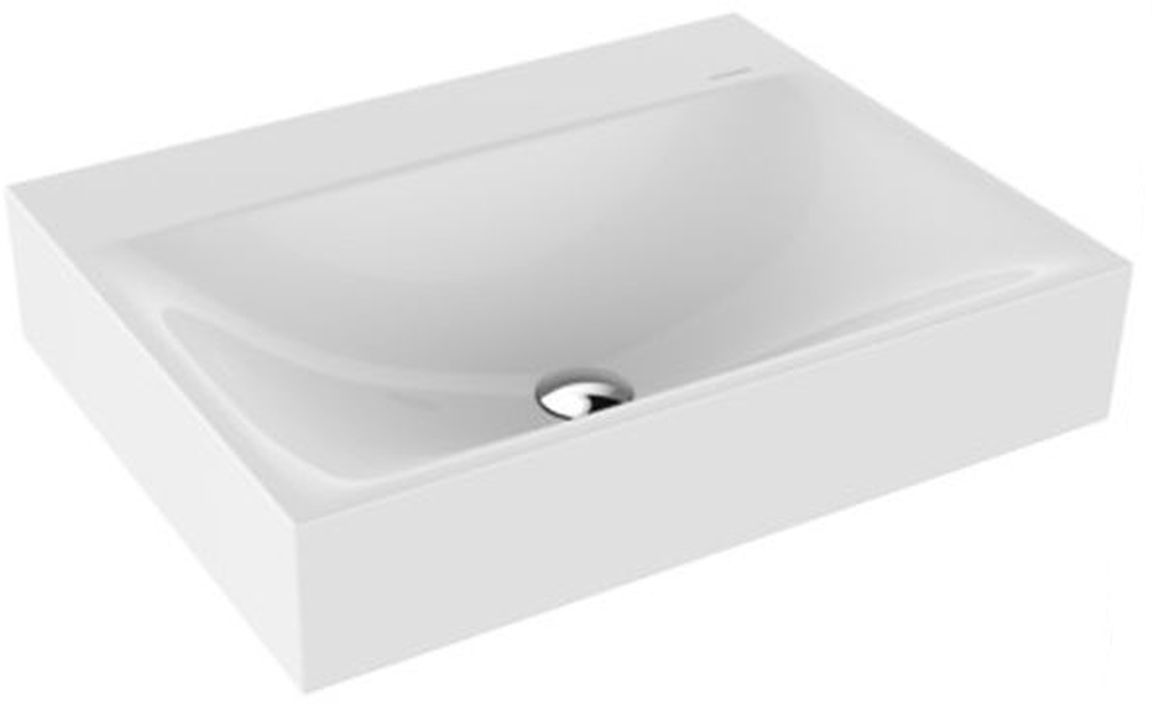 Kaldewei Silenio Waschbecken 60x46 cm rechteckig Klassisch weiß matte 904306313001