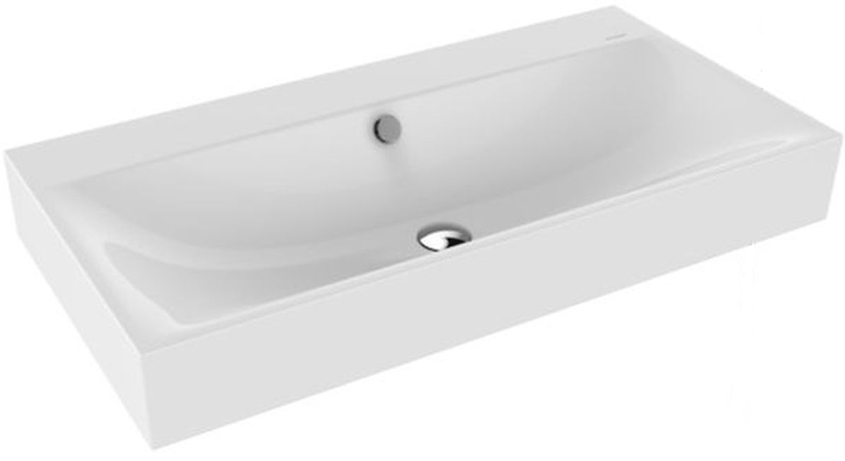 Kaldewei Silenio Waschbecken 90x46 cm rechteckig Klassisch weiß glanz 904406003001