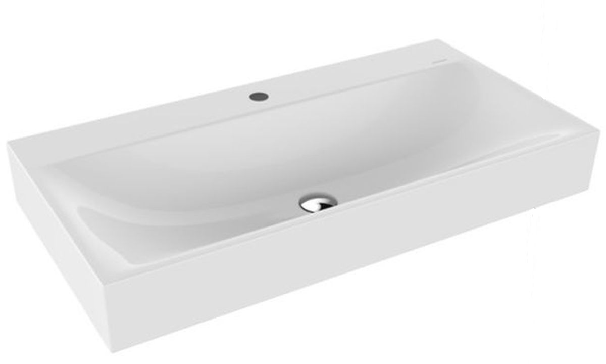 Kaldewei Silenio Waschbecken 90x46 cm rechteckig Klassisch weiß glanz 904406303001
