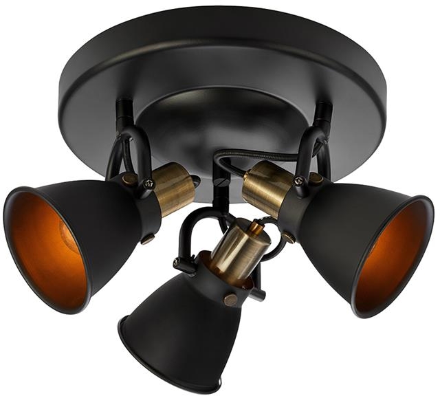 Markslöjd Alton Deckenlampe 3x40 W schwarz 107854