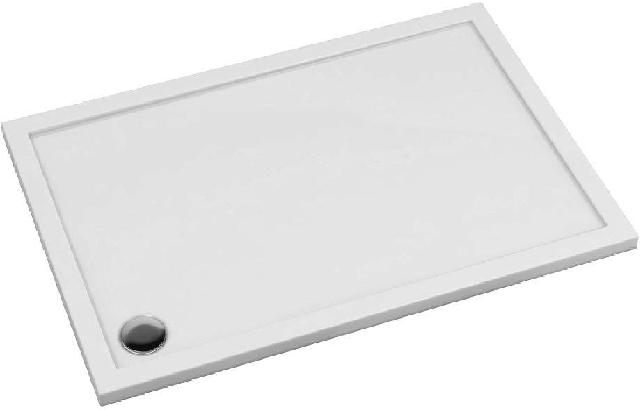 Schedpol Corrina New Rechteckige Duschwanne 150x75 cm weiß 3.4381