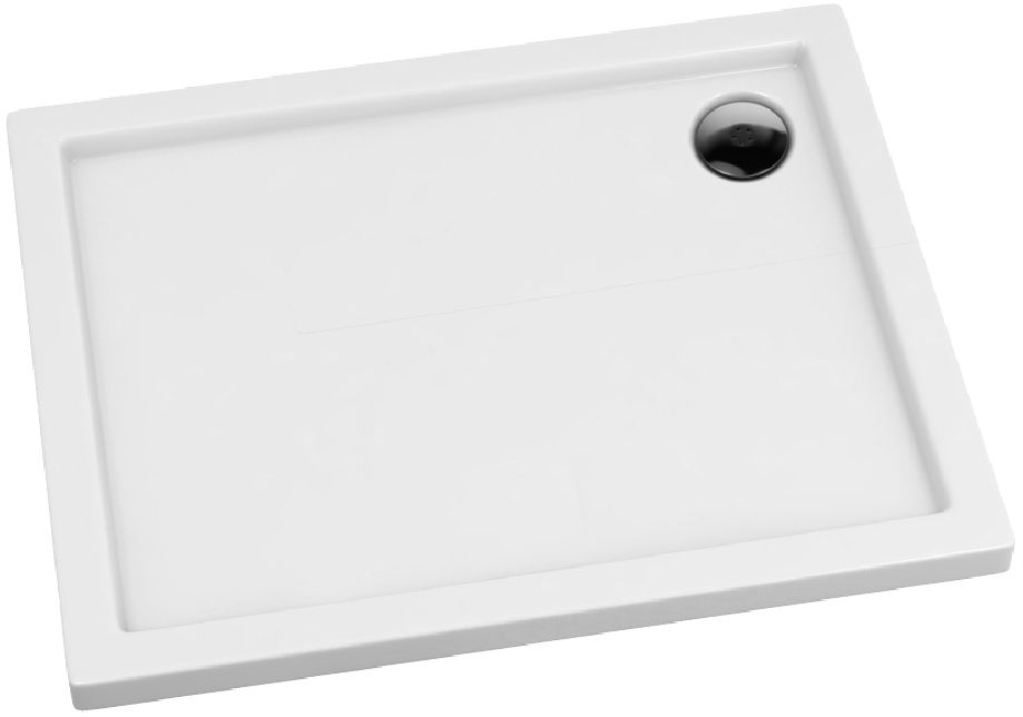 Schedpol Corrina Rechteckige Duschwanne 90x70 cm weiß 3.0254