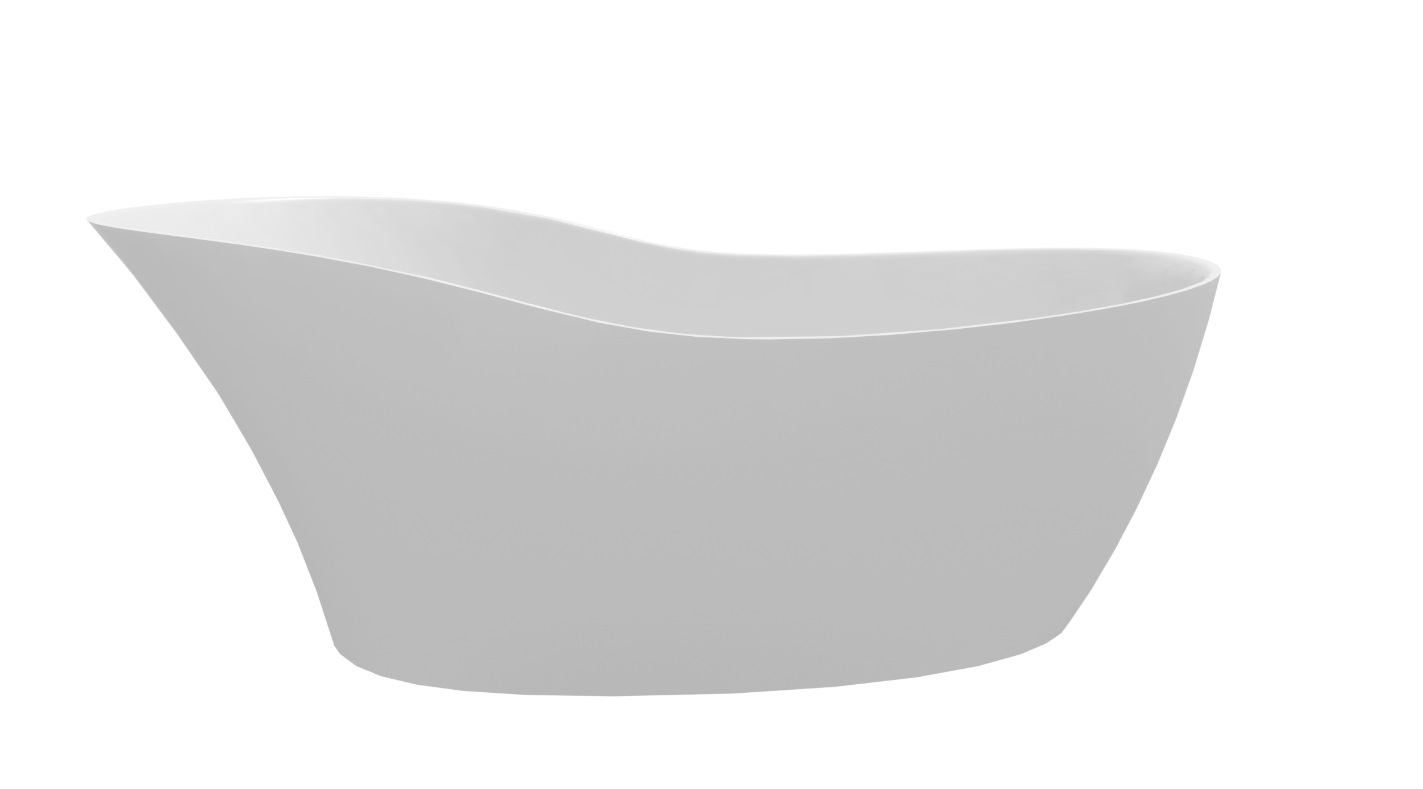 Hoesch Namur Lounge Freistehende Badewanne 190x90 cm oval weiß 4493.010305