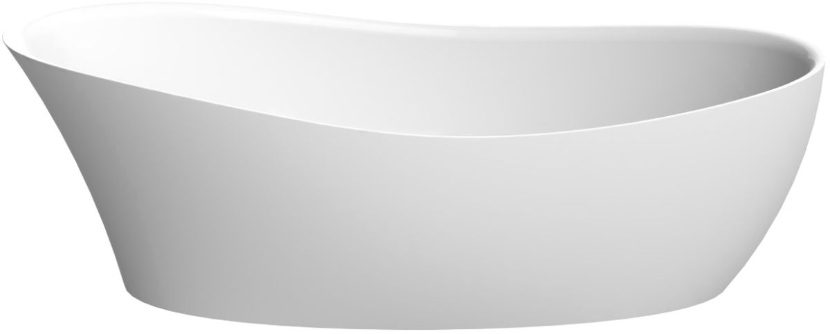 Hoesch Namur Lounge Waschbecken 70x40 cm oval Aufsatzwaschbecken weiß matte 4422.013