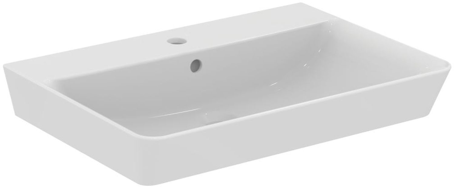 Ideal Standard Connect Air Waschbecken 65x46 cm rechteckig Klassisch-Möbel weiß glanz E074101