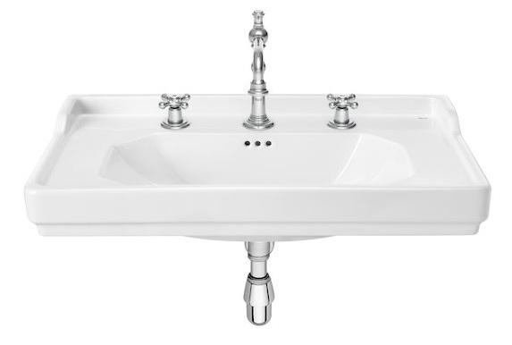 Roca Carmen Waschbecken 80x50 cm rechteckig Klassisch weiß glanz A3270A0003