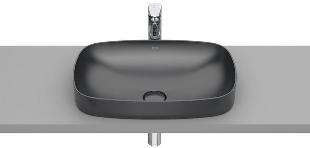 Roca Inspira Waschbecken 55x37 cm rechteckig Einbauwaschbecken matte A327504640