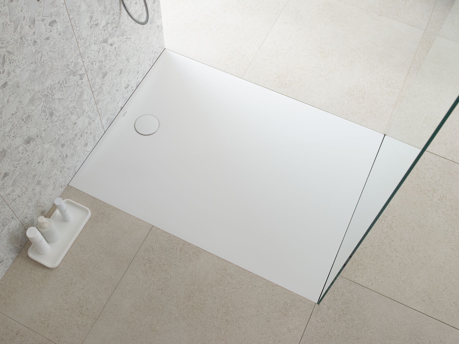 Geberit Olona Rechteckige Duschwanne 100x80 cm weiß 550.909.00.1