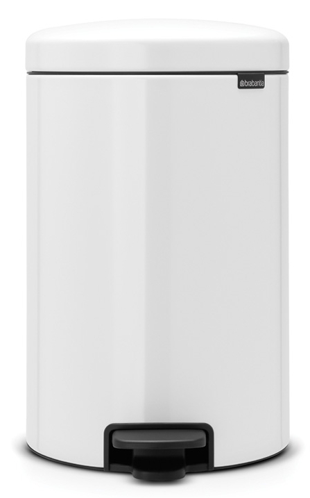 Brabantia NewIcon Papierkorb 20 l weiß-schwarz 111846