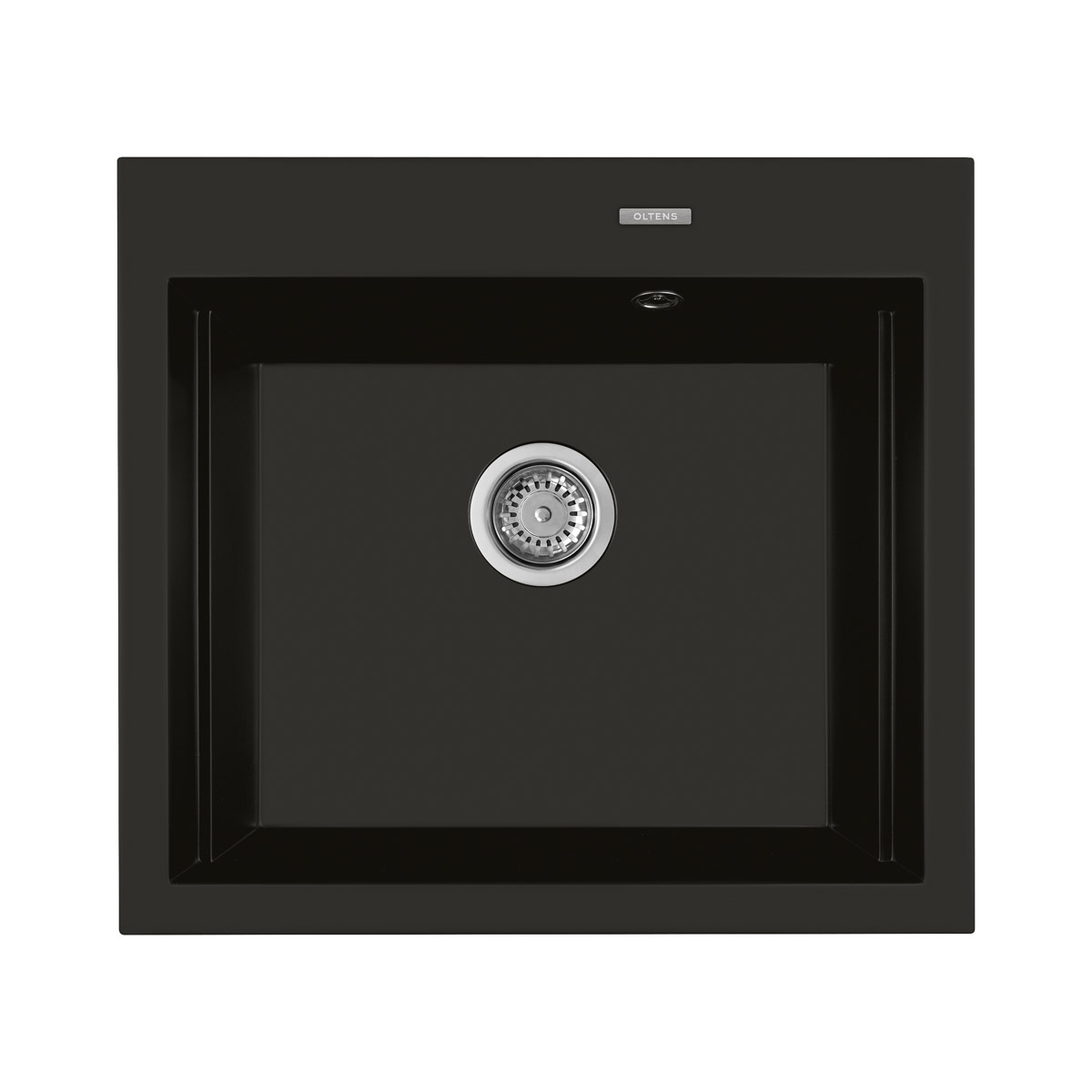 Oltens Gravan Granitspüle 57x51.5 cm schwarz 72000300