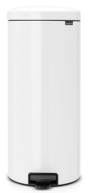Brabantia NewIcon Papierkorb 30 l weiß-schwarz 111785