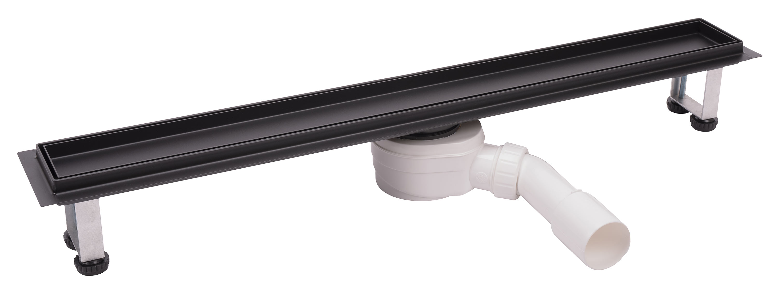 Ferro Duschrinne 80 cm schwarz OLP1-80-BL