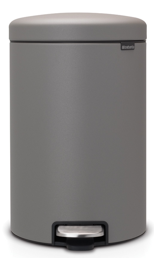 Brabantia NewIcon Papierkorb 20 l grau 119163